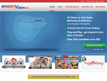 Tablet Screenshot of myagencyvideos.com